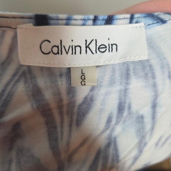 Calvin Klein Cold Shoulder Dress Sz Large - Picture 5 of 8